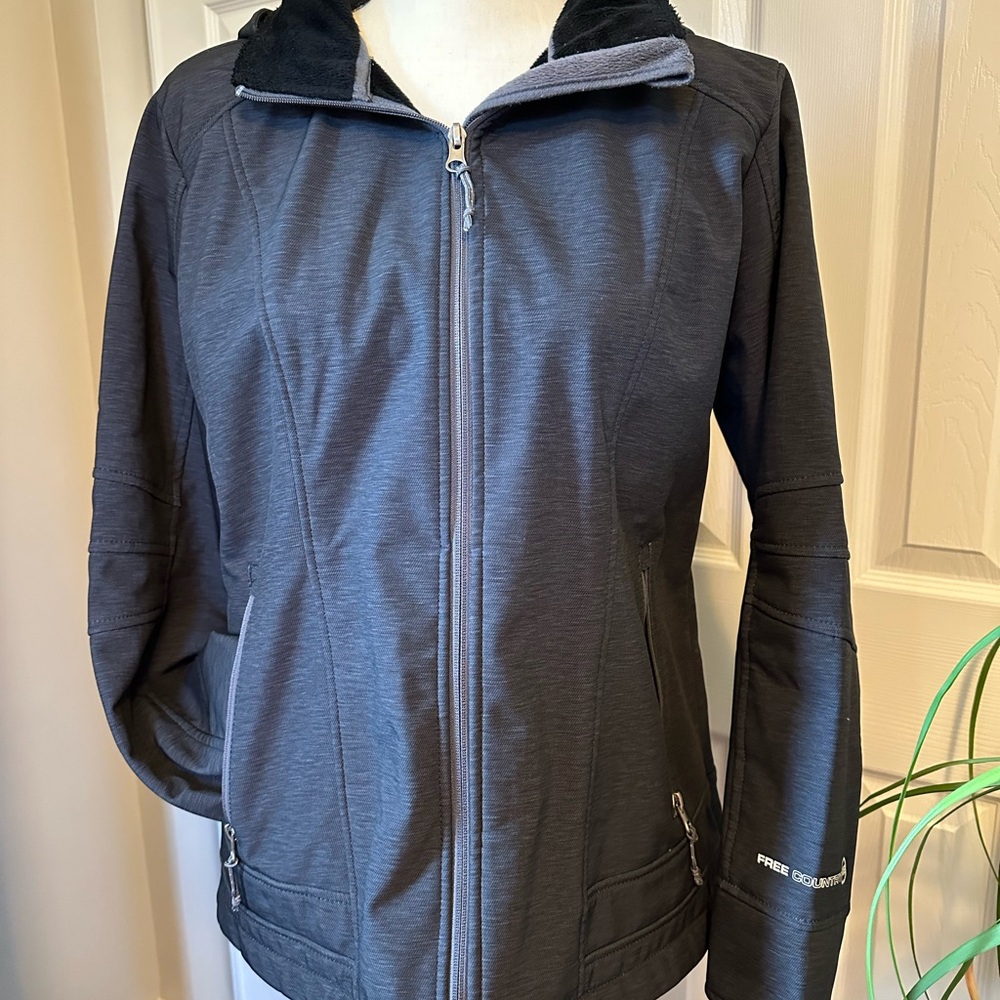 Free Country Women's Charcoal Ski Jacket